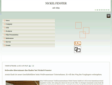 Tablet Screenshot of nickel-fenster.net